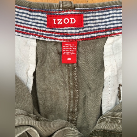 Lot Bundle Izod Golf Men's 36 Blue Salmon Green Shorts‎ - Picture 2 of 7